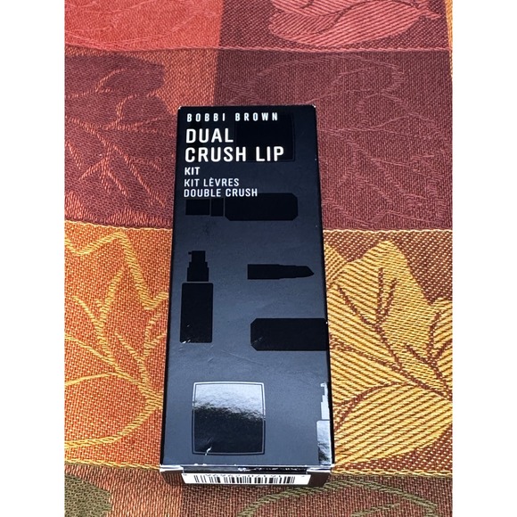 Bobbi Brown Dual Crush Lip Kit Oil Infused Gloss Free Spirit Lipstick Bare NIB - Picture 1 of 3